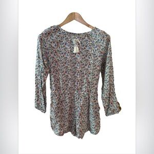 Gap Girl’s Floral Romper – Size XL